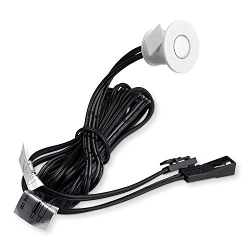 LED Berührungssensor SO4 in weiß Ø 22 mm mit Dimmfunktion 12 VDC max. 24 W mit LED Ministecker (miniAMP) Einbau-Sensorschalter Bewegungsschalter Touchschalter von SO-TECH® von SOTECH