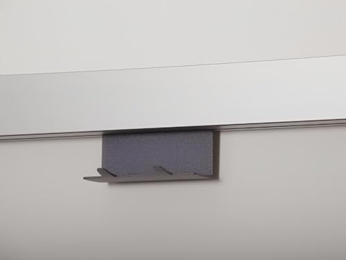 Linero Mosaiq Starterset Profilleiste 600 mm + 2er Hakenleiste Graphitschwarz exklusiv von SO-TECH® von SOTECH