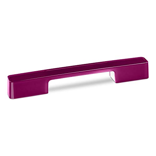 Möbelgriff FENJA BA 160/192 mm magenta transluzent Kommodengriff Schubladengriff Schrankgriff von SCHÜCO ALU COMPETENCE von SOTECH