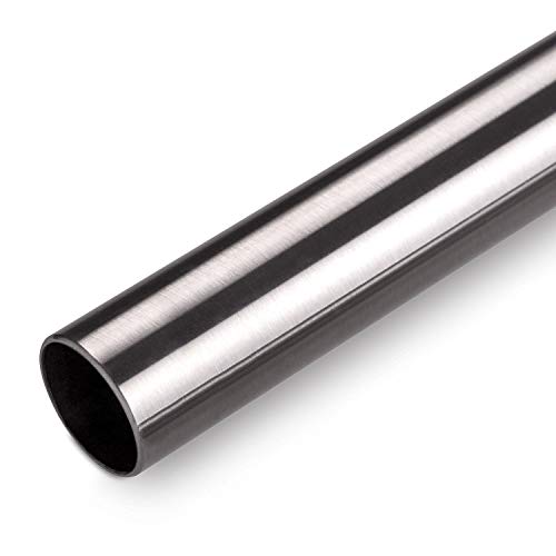 SO-TECH® 5 x Möbelrohr Schrankrohr Garderobenstange Kleiderstange/EDELSTAHL 1.4301 / Länge 1500 mm/Ø 25 Edelstahlrohr/Design trifft auf Funktion von SOTECH