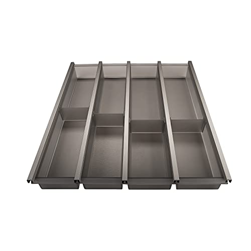 SOTECH 50er Cuisio Besteckeinsatz graphit transluzent Besteckkasten Schubladeneinsatz von SOTECH