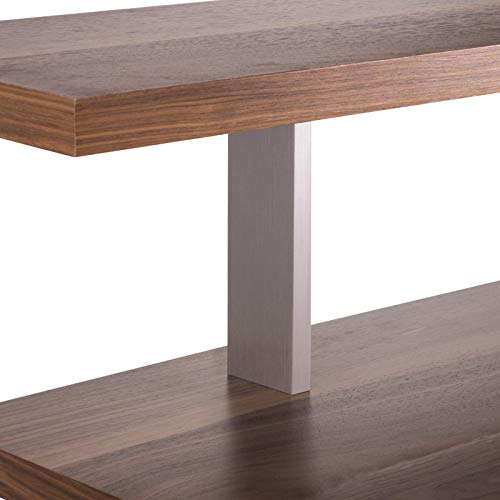 SO-TECH® Barkonsole COUNTER - Design trifft auf Funktion - Alu massiv in Edelstahloptik fein geschliffen - Höhe 178 mm gerade - Thekenfuß Tresenstütze Barstütze von SOTECH
