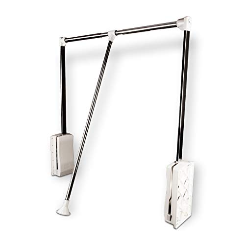 SO-TECH® Kleiderlift weiß Garderobenlift Kleiderstange Wardrobelift Lift Kleiderschranklift von SOTECH