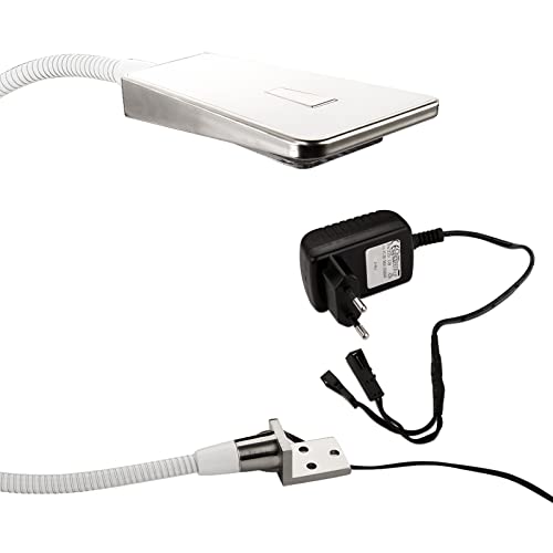 SO-TECH® LED Bettleuchte Luminoso Weiß inkl. Netzteil Flexleuchte Leseleuchte Schwanenhalsleuchte von SOTECH