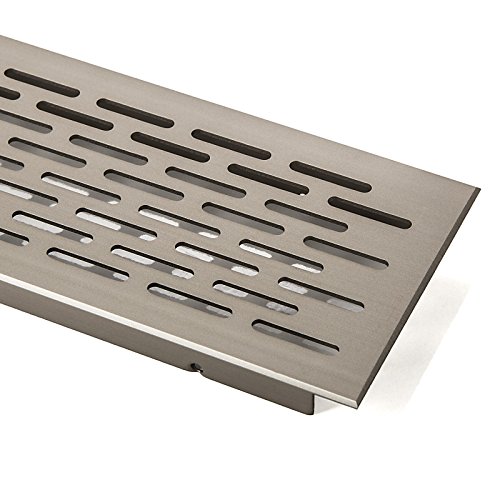 SOTECH Lüftungsgitter Belüftungsblech Lüftungsblech Oval - Edelstahloptik - 500 mm Türlüftung Belüftung Türbelüftung von SOTECH