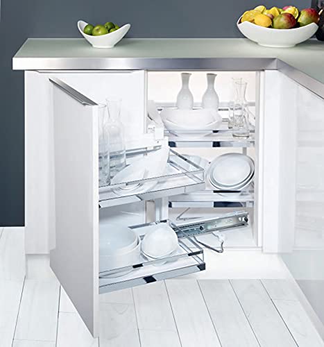 SO-TECH® MagicCorner Eckschrankbeschlag Links + Korbset Arena Classic von SOTECH