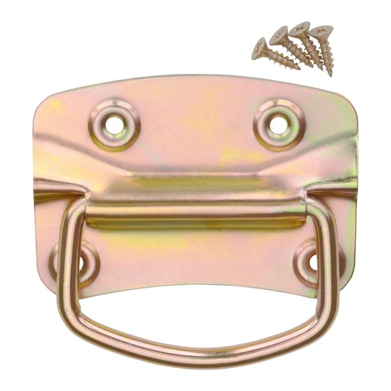 SOTECH 1 Paar Kistengriffe 100 x 70 mm Stahl Gelb Verzinkt SOTECH 1 Paar Kistengriffe 100 x 70 mm Stahl Gelb Verzinkt von SOTECH