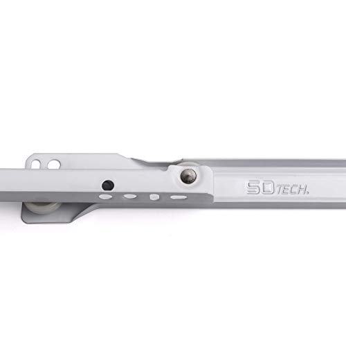 SOTECH 1 Paar Teilauszüge RT3-30-B12,5-L350-NF Länge 350 mm Rollenführung weiß Pulverbeschichtet von SOTECH