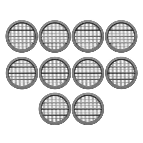 SOTECH 10 Stück Lüftungsgitter Ø 65 mm/Einbau-Ø: 55 mm/Einbautiefe: 7 mm Lüftungsrosetten geschlitzt zum Einlassen mit Abdeckrand Belüftung Innen und Außen SOTECH 10 Stück Lüftungsgitter Ø 65 mm/Einbau-Ø: 55 mm/Einbautiefe: 7 mm Lüftungsrosetten geschlitzt zum Einlassen mit Abdeckrand Belüftung Innen und Außen von SOTECH