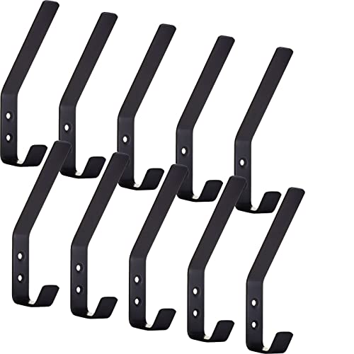 SOTECH 10 x Kleiderhaken Loxten 142 x 20 x 45 mm schwarz, Garderobenhaken aus echt Edelstahl, Wandhaken mit 3 mm Materialstärke, Jackenhaken mit abgerundeten Kanten SOTECH 10 x Kleiderhaken Loxten 142 x 20 x 45 mm schwarz, Garderobenhaken aus echt Edelstahl, Wandhaken mit 3 mm Materialstärke, Jackenhaken mit abgerundeten Kanten von SOTECH