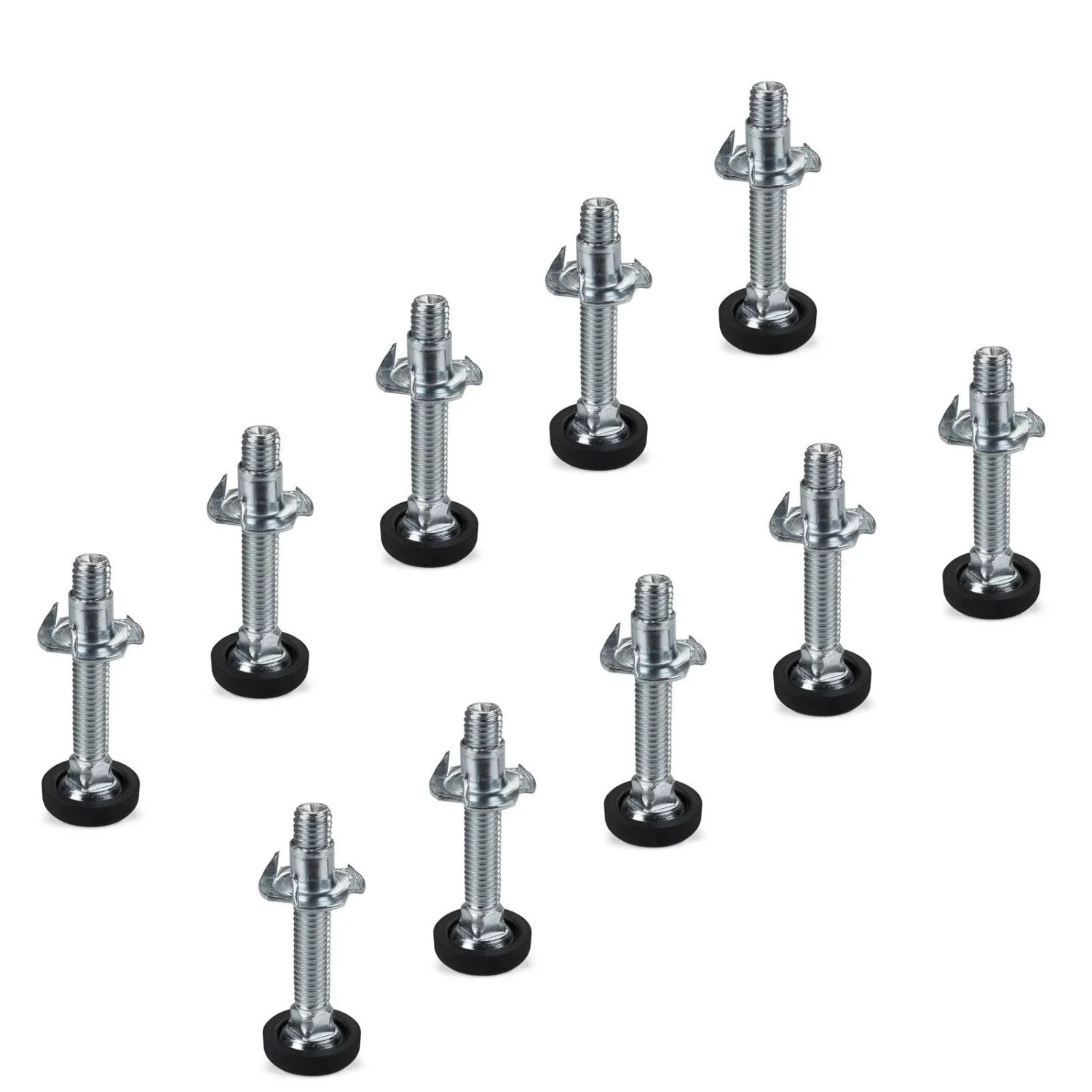 SOTECH 10er Set Verstellschrauben M8 x 45 mm mit Einschlagmutter und Kunststoff Fußteil SOTECH 10er Set Verstellschrauben M8 x 45 mm mit Einschlagmutter und Kunststoff Fußteil von SOTECH