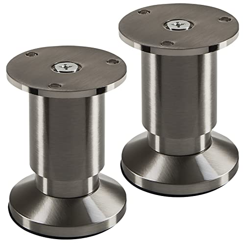 SOTECH 2 Stück Möbelfüße Terra Höhe 80 mm Edelstahloptik gebürstet Sofafüße höhenverstellbar bis max. 15 mm, belastbar bis 250 kg/je Fuß SOTECH 2 Stück Möbelfüße Terra Höhe 80 mm Edelstahloptik gebürstet Sofafüße höhenverstellbar bis max. 15 mm, belastbar bis 250 kg/je Fuß von SOTECH