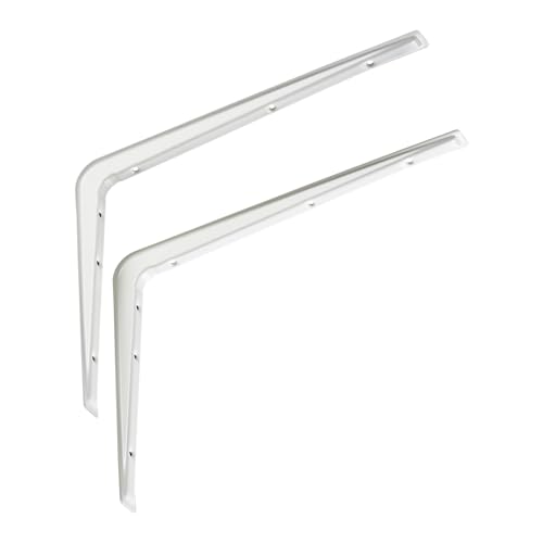 SOTECH 2 Stück Regalkonsolen RK15 weiß 370 x 271 mm Regalwinkel Regalträger Wandkonsolen Regalhalter Konsolen Winkel Regalhalterung SOTECH 2 Stück Regalkonsolen RK15 weiß 370 x 271 mm Regalwinkel Regalträger Wandkonsolen Regalhalter Konsolen Winkel Regalhalterung von SOTECH