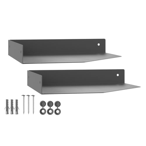 SOTECH 2er Set Design Wandboard HOVER-IX 200 x 200 x 30 mm anthrazit, Wandmontage, Schwebe-Regal inkl. Befestigungsset, moderne Ablage für Bad Küche oder Wohnzimmer SOTECH 2er Set Design Wandboard HOVER-IX 200 x 200 x 30 mm anthrazit, Wandmontage, Schwebe-Regal inkl. Befestigungsset, moderne Ablage für Bad Küche oder Wohnzimmer von SOTECH