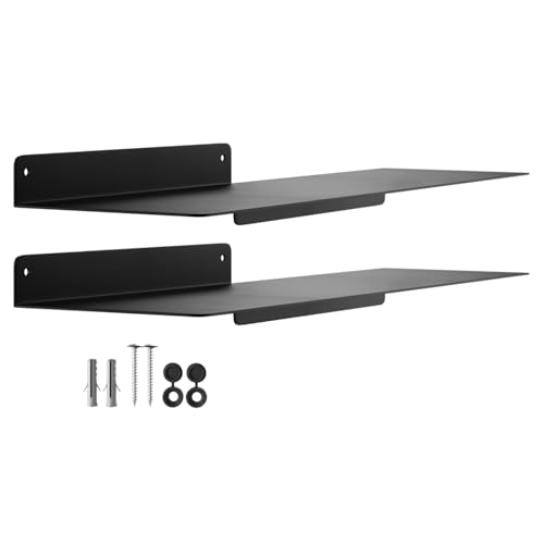 SOTECH 2er Set Design Wandboard HOVER-VI 450 x 130 x 60 mm schwarz, Wandmontage, Schweberegal inkl. Befestigungsset, moderne Ablage für Bad Küche oder Wohnzimmer SOTECH 2er Set Design Wandboard HOVER-VI 450 x 130 x 60 mm schwarz, Wandmontage, Schweberegal inkl. Befestigungsset, moderne Ablage für Bad Küche oder Wohnzimmer von SOTECH