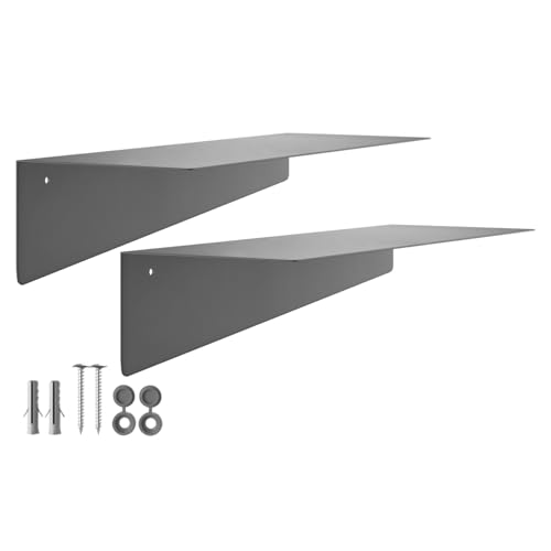SOTECH 2er Set Design Wandboard HOVER-VII 350 x 130 x 80 mm anthrazit, Wandmontage, Schwebe-Regal inkl. Befestigungsset, moderne Ablage für Bad Küche oder Wohnzimmer SOTECH 2er Set Design Wandboard HOVER-VII 350 x 130 x 80 mm anthrazit, Wandmontage, Schwebe-Regal inkl. Befestigungsset, moderne Ablage für Bad Küche oder Wohnzimmer von SOTECH