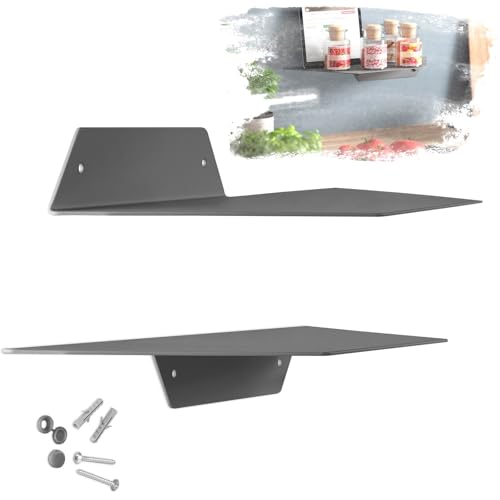 SOTECH 2er Set Design Wandboard Hover-II 350 x 130 x 40 mm anthrazit, Wandmontage, Bücherregal inkl. Befestigungsset, Moderne Ablage für die Wand in Bad Küche oder Wohnzimmer SOTECH 2er Set Design Wandboard Hover-II 350 x 130 x 40 mm anthrazit, Wandmontage, Bücherregal inkl. Befestigungsset, Moderne Ablage für die Wand in Bad Küche oder Wohnzimmer von SOTECH