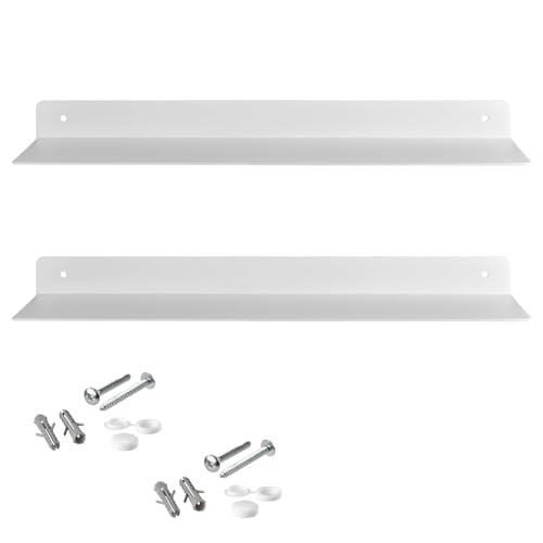 SOTECH 2er Set Design Wandboard Hover-III 350 x 130 x 30 mm weiß, Wandmontage, Badregal inkl. Befestigungsset, Moderne Ablage für die Wand in Bad Küche oder Wohnzimmer SOTECH 2er Set Design Wandboard Hover-III 350 x 130 x 30 mm weiß, Wandmontage, Badregal inkl. Befestigungsset, Moderne Ablage für die Wand in Bad Küche oder Wohnzimmer von SOTECH