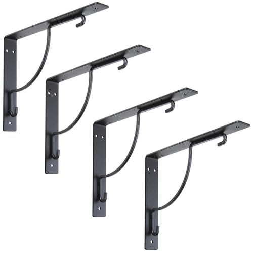 SOTECH 4 Stück Regalkonsolen BLACKLINE III 24 x 18,1 x 3 cm schwarz Tragkraft bis zu 30 kg/Paar Regalträger SOTECH 4 Stück Regalkonsolen BLACKLINE III 24 x 18,1 x 3 cm schwarz Tragkraft bis zu 30 kg/Paar Regalträger von SOTECH