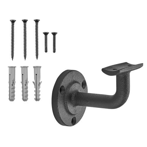 SOTECH 5 Stück Handlaufhalter ROBUST Schwarz Höhe 68 mm Ausladung 67,5 mm für Handläufe mit Ø 45 mm Handläufe zur Wandmontage SOTECH 5 Stück Handlaufhalter ROBUST Schwarz Höhe 68 mm Ausladung 67,5 mm für Handläufe mit Ø 45 mm Handläufe zur Wandmontage von SOTECH