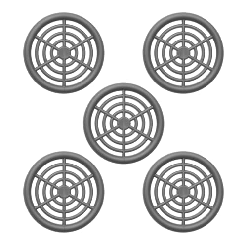 SOTECH 5 Stück Lüftungsgitter Ø 48 mm/Einbau-Ø: 42,9 mm/Einbautiefe: 6,8 mm Lüftungsrosetten geschlitzt zum Einlassen mit Abdeckrand Belüftung Innen und Außen SOTECH 5 Stück Lüftungsgitter Ø 48 mm/Einbau-Ø: 42,9 mm/Einbautiefe: 6,8 mm Lüftungsrosetten geschlitzt zum Einlassen mit Abdeckrand Belüftung Innen und Außen von SOTECH