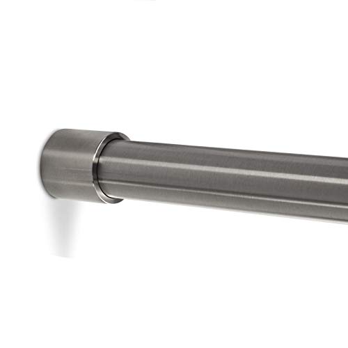 SOTECH 5 Stück Schrankstange 1160 mm RUND Ø 25 mm Edelstahl mit 10 Stück Schrankstangenlager TUBE/Schrankrohr rostfrei/Garderobenstange von SOTECH