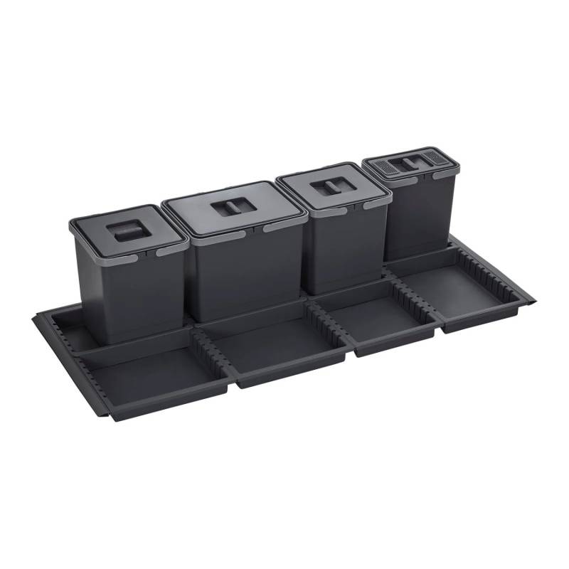 SOTECH Abfallsammler Mülleimer Metropolis 15L 10L 10L 6L Abfallsystem für Auszug Korpusbreite 120 cm SOTECH Abfallsammler Mülleimer Metropolis 15L 10L 10L 6L Abfallsystem für Auszug Korpusbreite 120 cm von SOTECH