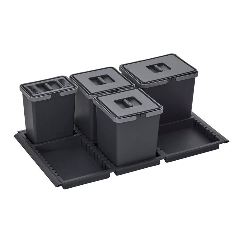 SOTECH Abfallsammler Mülleimer Metropolis 15L 10L 10L 6L mit Deckel Abfallsystem für Auszug Korpus 90 cm SOTECH Abfallsammler Mülleimer Metropolis 15L 10L 10L 6L mit Deckel Abfallsystem für Auszug Korpus 90 cm von SOTECH