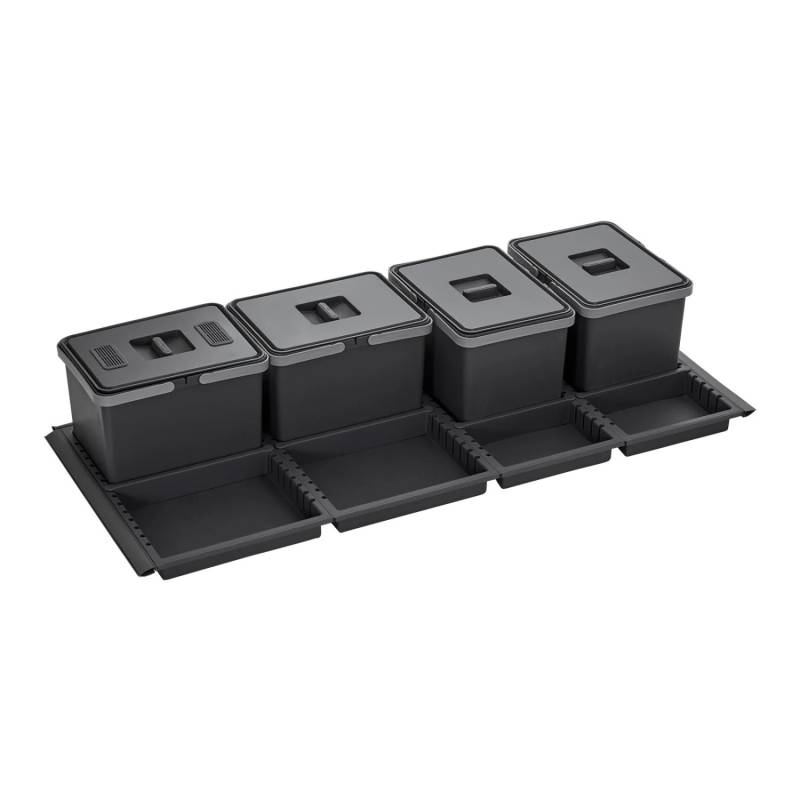SOTECH Abfallsammler Mülleimer Metropolis 4x 12L Abfallsystem für Auszug Korpusbreite 120 cm SOTECH Abfallsammler Mülleimer Metropolis 4x 12L Abfallsystem für Auszug Korpusbreite 120 cm von SOTECH