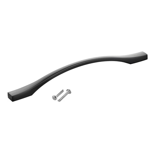 SOTECH Alu Möbelgriff BLACKLINE XV BA 192 mm schwarz matt (Länge 228 mm, Breite 13,5 mm, Höhe 26 mm) Vitrinengriff Griff von SOTECH
