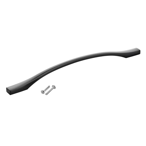SOTECH Alu Möbelgriff BLACKLINE XV BA 256 mm schwarz matt (Länge 292 mm, Breite 13,5 mm, Höhe 30 mm) Schranktürgriff Bügelgriff von SOTECH