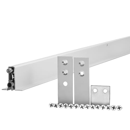 SOTECH Automatische Türbodendichtung zum Einfräsen H15 (Befestigung seitlich und von unten für max. 985 mm Türbreite, kürzbar, DIN links/rechts, Alu mit elastischem Gummi) für ein Plus an Komfort von SOTECH