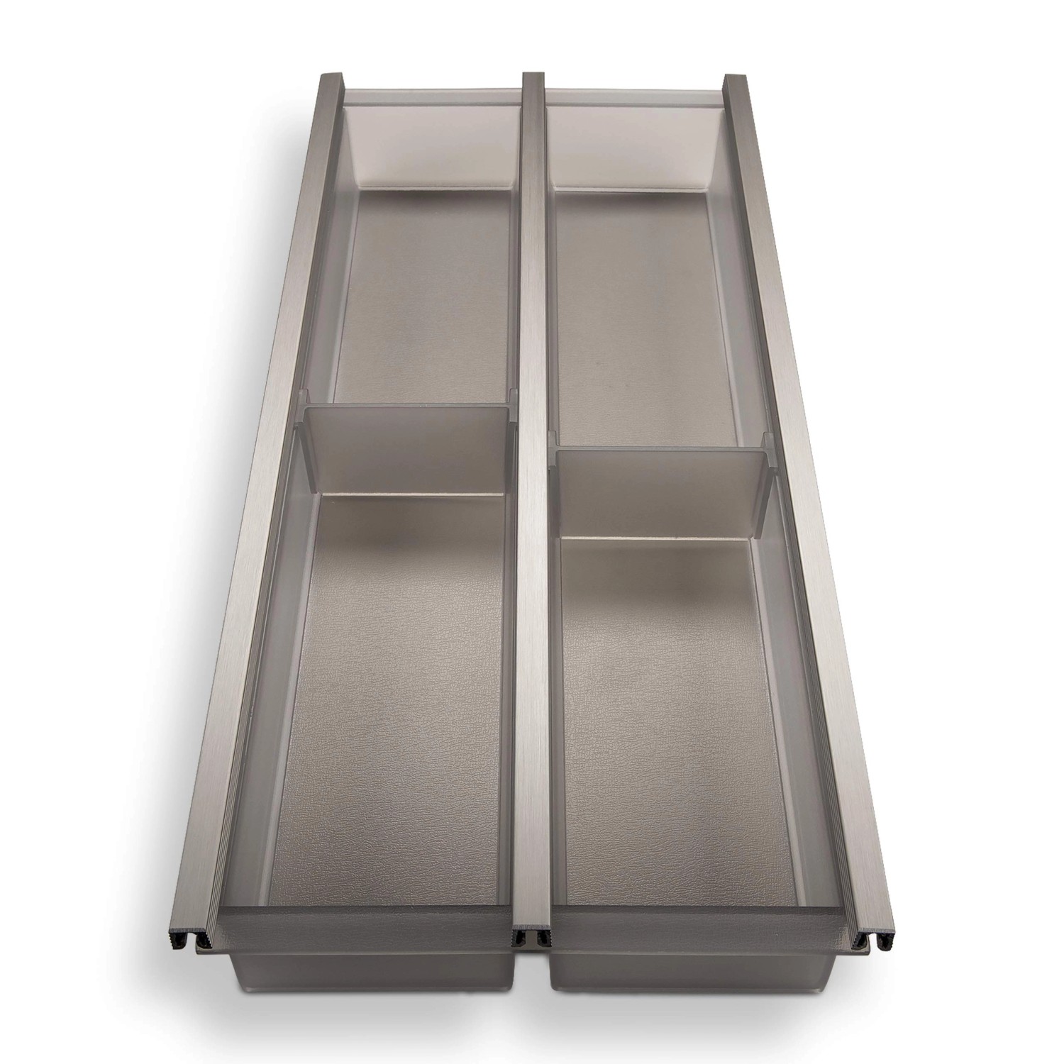 SOTECH Cuisio Besteckeinsatz 300 mm Höhe 55 mm Transluzent Graphitgrau von SOTECH