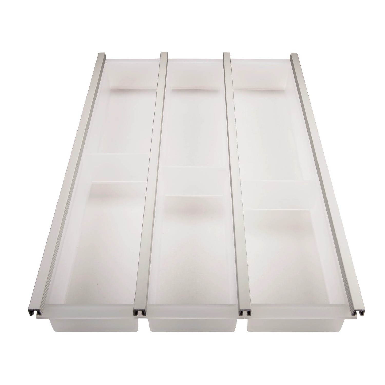 SOTECH Cuisio Besteckeinsatz 400 mm Höhe 55 mm Transluzent Weiß von SOTECH