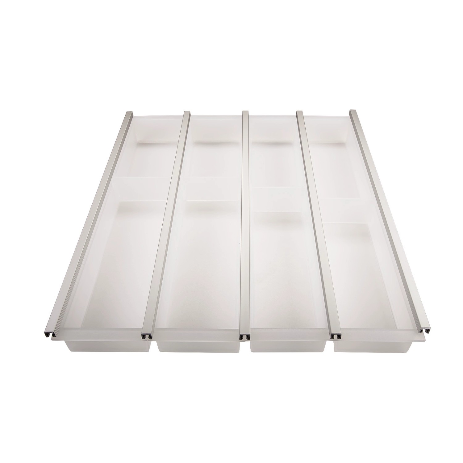 SOTECH Cuisio Besteckeinsatz 500 mm Höhe 55 mm Transluzent Weiß von SOTECH