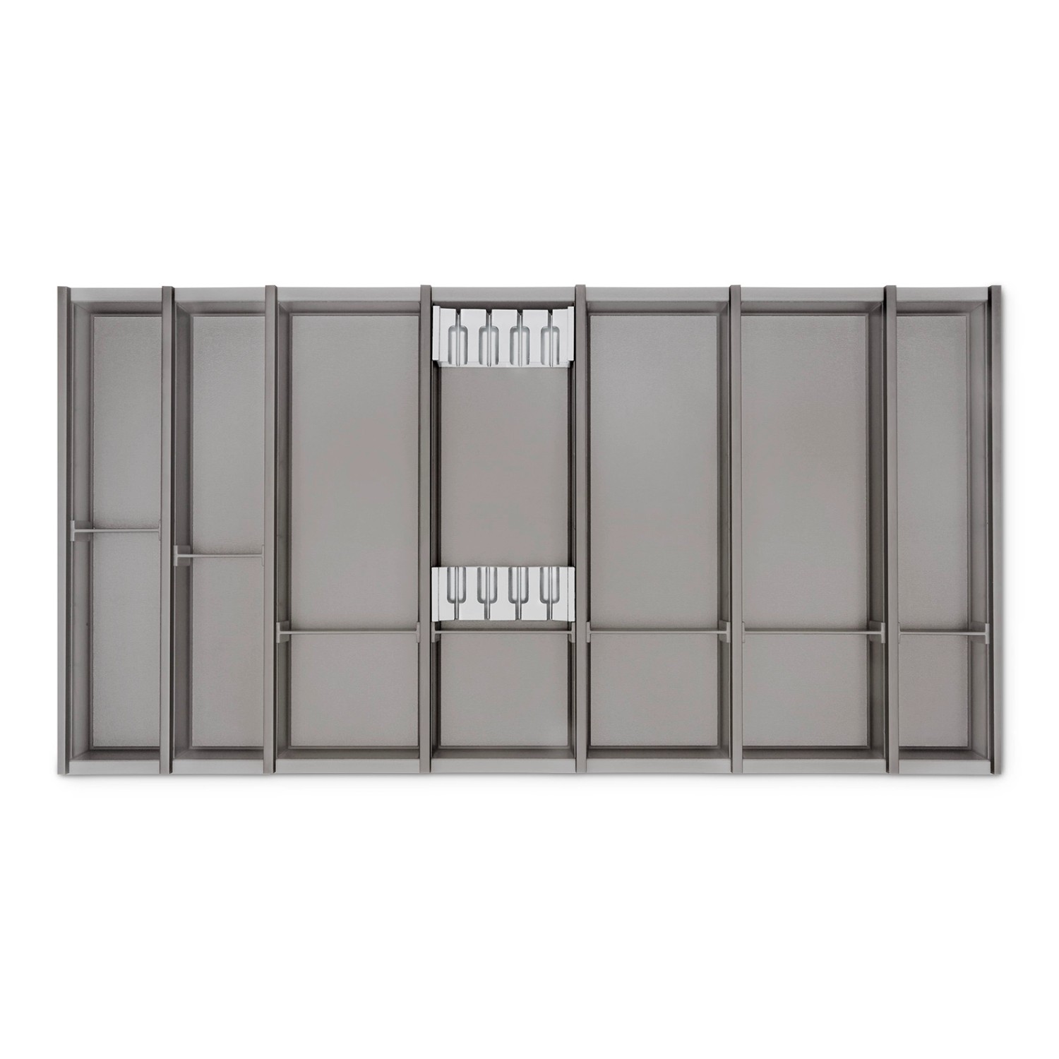 SOTECH Cuisio Besteckeinsatz 55mm Transluzent Graphitgrau mit Messerblock Für Blum Legrabox 473mm Korpusbreite 1000mm SOTECH Cuisio Besteckeinsatz 55mm Transluzent Graphitgrau mit Messerblock Für Blum Legrabox 473mm Korpusbreite 1000mm von SOTECH