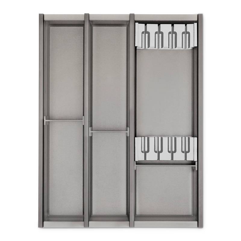 SOTECH Cuisio Besteckeinsatz 55mm Transluzent Graphitgrau mit Messerblock Für Blum Legrabox 473mm mit Korpusbreite 450mm SOTECH Cuisio Besteckeinsatz 55mm Transluzent Graphitgrau mit Messerblock Für Blum Legrabox 473mm mit Korpusbreite 450mm von SOTECH