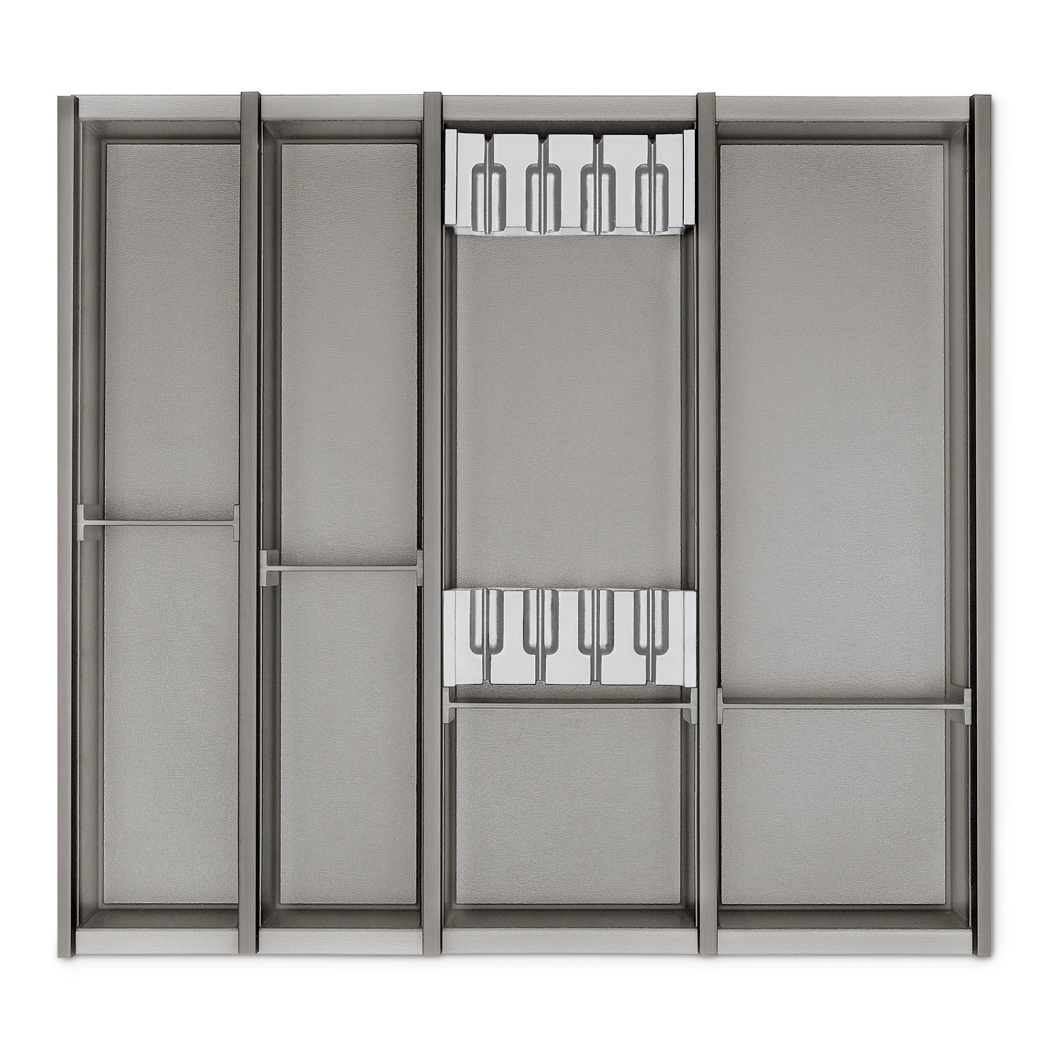 SOTECH Cuisio Besteckeinsatz 55mm Transluzent Graphitgrau mit Messerblock Für Blum Legrabox 473mm mit Korpusbreite 600mm SOTECH Cuisio Besteckeinsatz 55mm Transluzent Graphitgrau mit Messerblock Für Blum Legrabox 473mm mit Korpusbreite 600mm von SOTECH