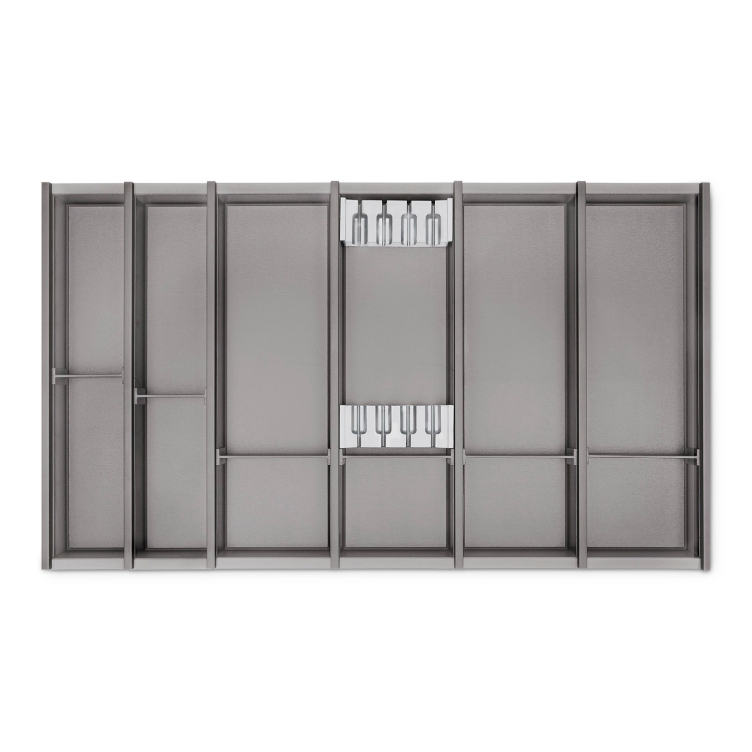 SOTECH Cuisio Besteckeinsatz 55mm Transluzent Graphitgrau mit Messerblock Für Blum Legrabox 473mm mit Korpusbreite 900mm SOTECH Cuisio Besteckeinsatz 55mm Transluzent Graphitgrau mit Messerblock Für Blum Legrabox 473mm mit Korpusbreite 900mm von SOTECH