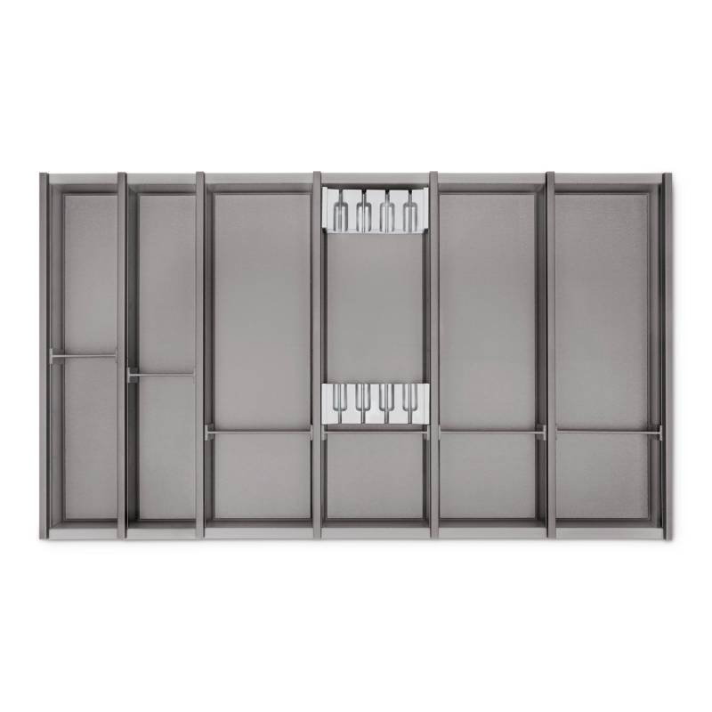 SOTECH Cuisio Besteckeinsatz 55mm Transluzent Graphitgrau mit Messerblock Für Blum Legrabox 473mm mit Korpusbreite 900mm SOTECH Cuisio Besteckeinsatz 55mm Transluzent Graphitgrau mit Messerblock Für Blum Legrabox 473mm mit Korpusbreite 900mm von SOTECH