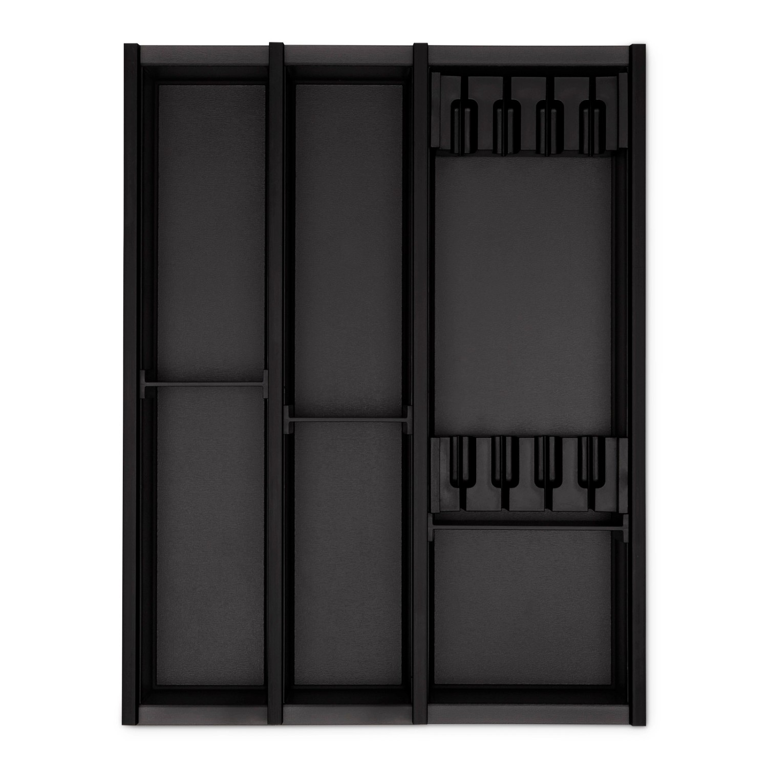 SOTECH Cuisio Besteckeinsatz Höhe 55mm Transluzent Anthrazit mit Messerblock Für Blum Legrabox 473mm Korpusbreite 450mm SOTECH Cuisio Besteckeinsatz Höhe 55mm Transluzent Anthrazit mit Messerblock Für Blum Legrabox 473mm Korpusbreite 450mm von SOTECH