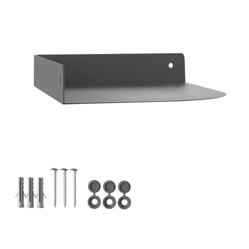 SOTECH Design Wand-Eckregal HOVER-XIII 200 x 150 x 30 mm anthrazit, Wandmontage, Wandboard inkl. Befestigungsset für Bad Küche oder Wohnzimmer von SOTECH