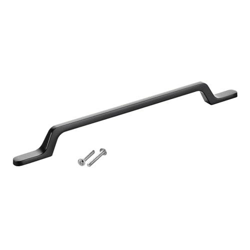 SOTECH Möbelgriff BLACKLINE IV BA 192 mm schwarz matt (Länge 258 mm, Breite 12 mm, Höhe 26 mm) Aluminium Bügelgriff Griff von SOTECH