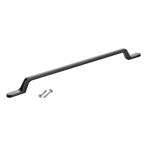 SOTECH Möbelgriff BLACKLINE IV BA 256 mm schwarz matt (Länge 322 mm, Breite 12 mm, Höhe 26 mm) Aluminium Vitrinen-Griff von SOTECH