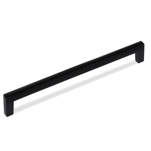 SOTECH Möbelgriff Blackline I BA 224 mm schwarz matt, Schrankgriff Länge 234 mm x Breite 10 mm x Höhe 28 mm, Bügelgriff aus Aluminium von SOTECH