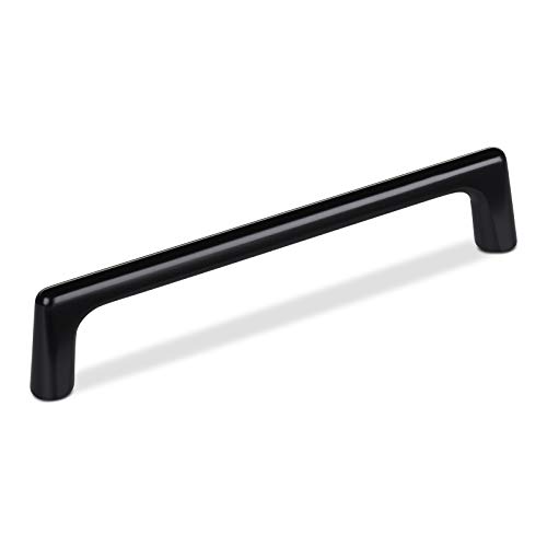 SOTECH Möbelgriff Blackline III BA 128 mm schwarz matt, Schrankgriff Länge 138 mm x Breite 11 mm x Höhe 30 mm, Schranktürgriff aus Aluminium von SOTECH