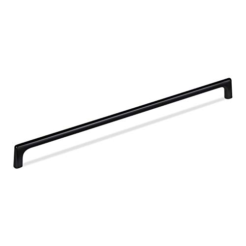 SOTECH Möbelgriff Blackline III BA 320 mm schwarz matt, Schrankgriff Länge 330 mm x Breite 11 mm x Höhe 30 mm, Relinggriff aus Aluminium von SOTECH