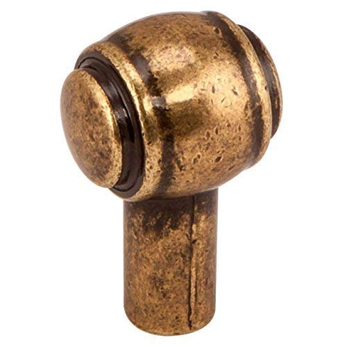 SOTECH Möbelknopf ALTHEA Altmessingoptik 21 x 18 x 33 mm Landhausknopf von SOTECH