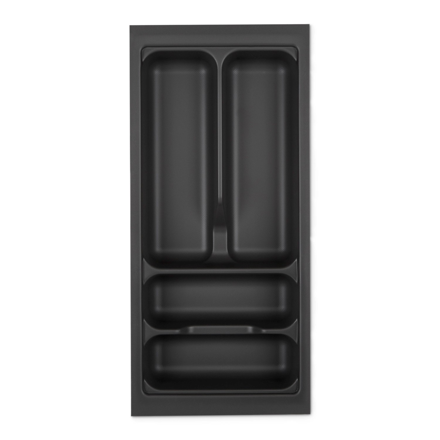 SOTECH Orga-Box VIII Besteckeinsatz 211 x 480 x 55 mm Lavagrau mit Perlstruktur Für 30er Schränke in Häcker Küchen von SOTECH