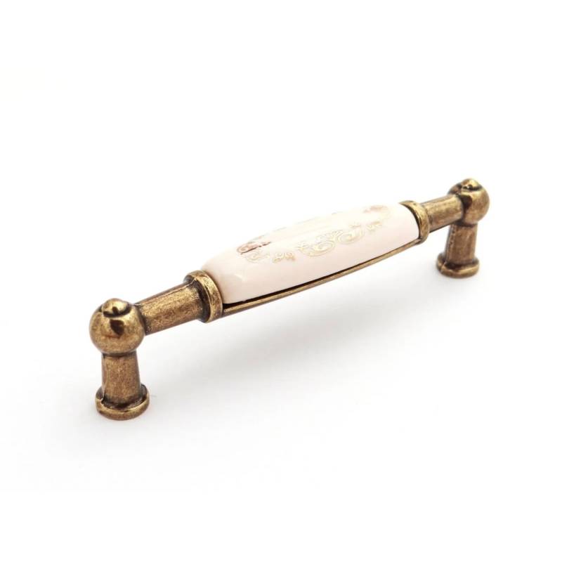 SOTECH Porzellangriff LANDHAUS BA 96 mm Cremefarbig Messingoptik Gold SOTECH Porzellangriff LANDHAUS BA 96 mm Cremefarbig Messingoptik Gold von SOTECH